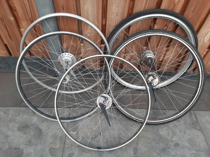 Setjes voor en achterwielen 16 t/m 28 inch shimano nexus, Fietsen en Brommers, Fietsonderdelen, Gebruikt, Algemeen, Wiel, Ophalen of Verzenden