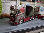 Mooie Scania NextGen V8 WSI, Hobby en Vrije tijd, Modelauto's | 1:50, Ophalen of Verzenden, Zo goed als nieuw, Bus of Vrachtwagen