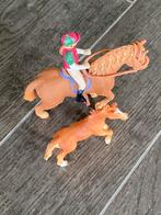 Schleich paarden ( vospaard met veulen ), Ophalen, Gebruikt