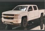 Chevrolet Silverado 2017 Welly 1:29, Ophalen of Verzenden, Nieuw, Auto, Welly