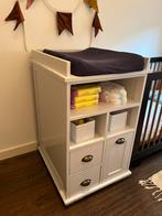 Witte houten commode, Ophalen, Gebruikt, Minder dan 75 cm, 50 tot 70 cm