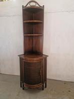 Vintage rotan boho stijl hoekkast, Antiek en Kunst, Ophalen