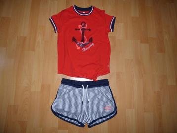 Mooie set (short/t-shirt) van WE Fashion, maat 146/152 NIEUW beschikbaar voor biedingen