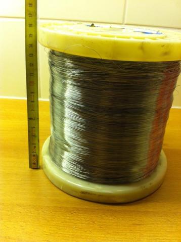 Roestvrijstaal draad, RVS 0,2 mm, hobby, schrikdraad. beschikbaar voor biedingen