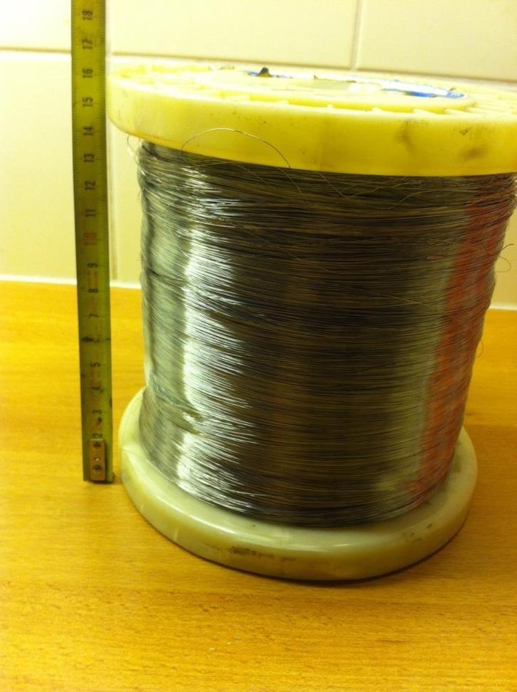 Roestvrijstaal draad, RVS 0,2 mm, hobby, schrikdraad., Boeken, Hobby en Vrije tijd, Zo goed als nieuw, Overige onderwerpen, Geschikt voor kinderen