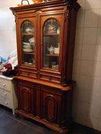 Antieke Kast - Grootmoeders Tijd, Antiek, Gebruikt, 100 tot 150 cm, Glas