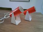 2 design wandlampen/spots, Huis en Inrichting, Lampen | Wandlampen, Ophalen of Verzenden, Gebruikt, Metaal, Vintage, Space age, midcentury, retro, 60/70s