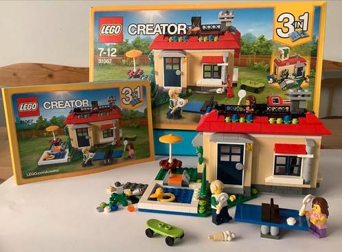 LEGO Creator Modulaire Vakantie aan het Zwembad - 31067, Kinderen en Baby's, Speelgoed | Duplo en Lego, Zo goed als nieuw, Ophalen