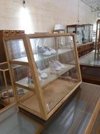 vintage bakkersvitrine z.g.a.n. eikenhout, Ophalen