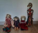 4 Vintage decoratieve poppen, Ophalen of Verzenden, Gebruikt, Pop