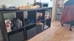 Ikea Kallax Kast - Donkerbruin - 8 Vakken, Ophalen, Met plank(en), Kunststof, Gebruikt