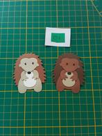 O1 Stansjes 2 egeltjes, Ophalen of Verzenden, Nieuw, Overige thema's, Overige typen