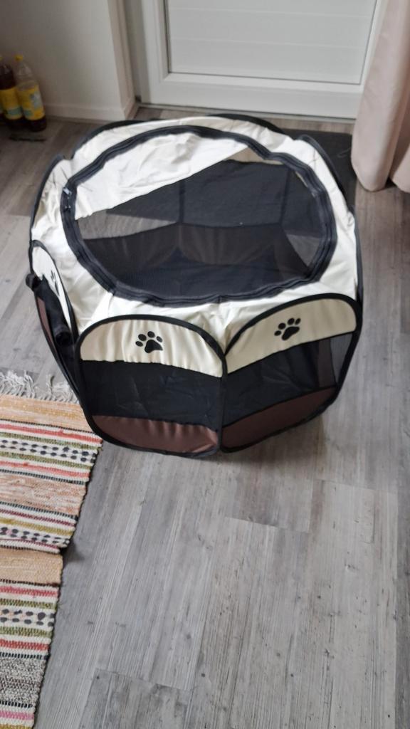 Opvouwbare dierenbench , dierenren, puppyren, Dieren en Toebehoren, Hondenbenches, Zo goed als nieuw, Ophalen of Verzenden