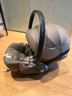 Cybex Autostoel + Isofix + Ukje Hoes (Groen Zebra), Overige merken, Autogordel of Isofix, Gebruikt, 0 t/m 13 kg