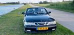 Saab 9-3 2.0 Turbo Cabrio 2002 Zwart, Auto's, Saab, Voorwielaandrijving, 74 €/maand, Zwart, 4 cilinders