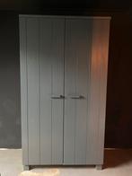 WOOOD kledingkast staalgrijs, Huis en Inrichting, Ophalen, Gebruikt, 100 tot 150 cm, 200 cm of meer