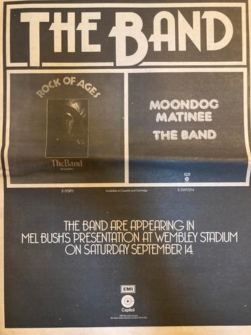 THE BAND Moondog Matinee release A3 advertentie beschikbaar voor biedingen