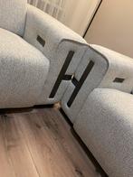 2x Nieuwe Loretta 3-zitsbanken - Greige, Huis en Inrichting, Ophalen of Verzenden, Rechte bank, Minder dan 150 cm, Stof