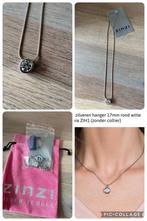 Zinzi zilveren ketting met zirkonia hanger, nieuw, Sieraden, Tassen en Uiterlijk, Kettingen, Met hanger, Nieuw, Ophalen of Verzenden