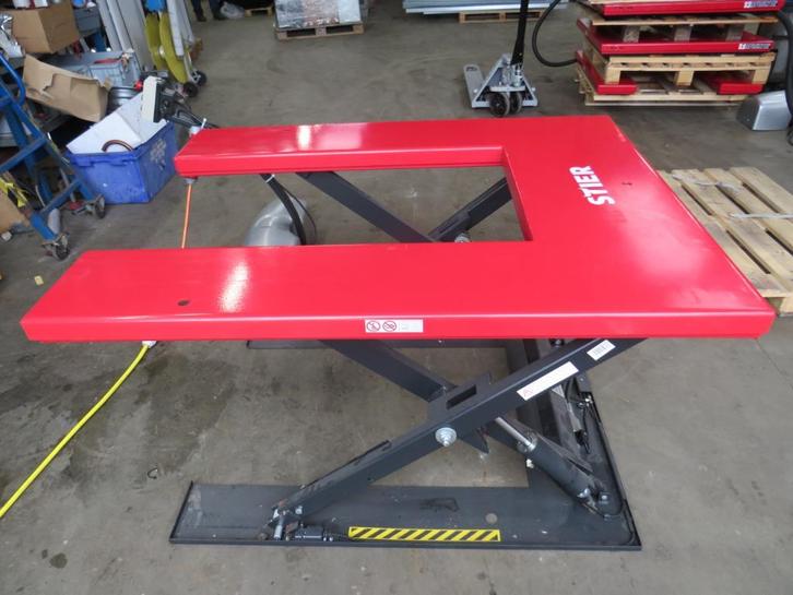 STIER schaarheftafel heftafel U-profiel draagvermogen 1000kg, Doe-het-zelf en Verbouw, Gereedschap | Overige machines, Nieuw, Ophalen