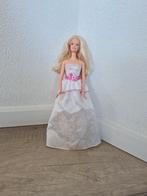 Barbie mattel bruid bruidsjurk pop jurk trouwen trouwjurk, Kinderen en Baby's, Ophalen of Verzenden, Zo goed als nieuw, Barbie