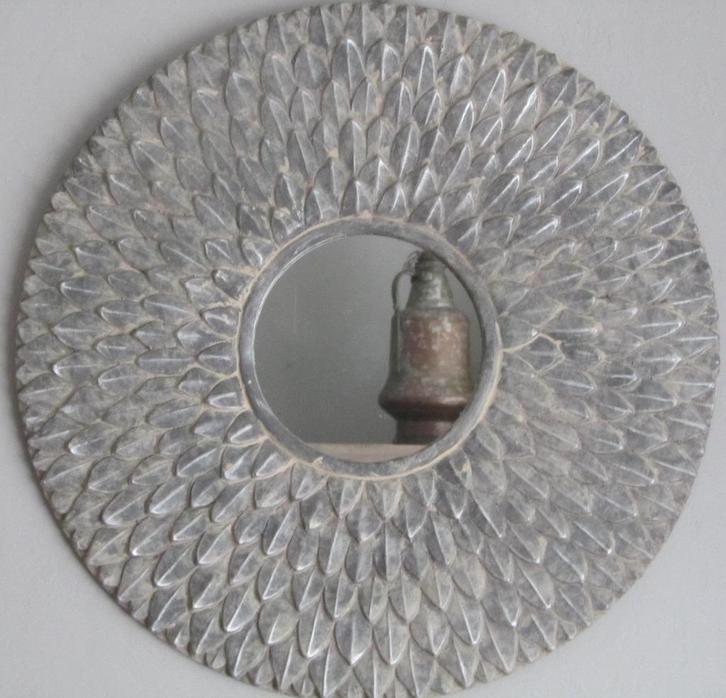 Ronde grote spiegel Eyecatcher, Huis en Inrichting, Woonaccessoires | Spiegels, Zo goed als nieuw, 50 tot 75 cm, Minder dan 100 cm