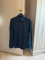 WE overhemd donkerblauw maat S/M, Kleding | Heren, Overhemden, Ophalen of Verzenden, Zo goed als nieuw, Blauw