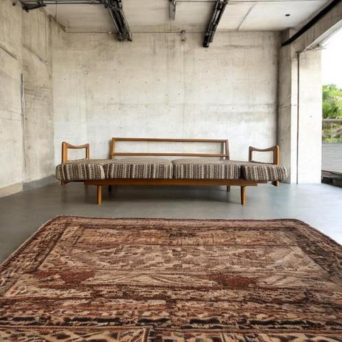 Vintage uitklapbaar daybed / zetel / tweezit Knoll, Antiek en Kunst, Antiek | Boeken en Bijbels, Ophalen