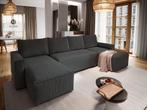 NIEUW GELEVERD! Hoebank U-Vorm Ribstof 342X155X155 NU €520, Ophalen of Verzenden, Nieuw