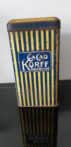 Cacao Korff Solubilise Amsterdam F. Korff & Co Korff's cacao, Overige merken, Overige, Ophalen of Verzenden, Zo goed als nieuw