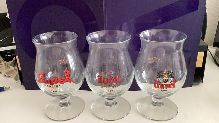 Duvel 85 jr Collection, Verzamelen, Biermerken, Gebruikt, Glas of Glazen, Duvel, Ophalen of Verzenden