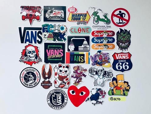Stickers skate Thrasher Ripndip Powell Petalta Vans Spitfire, Hobby en Vrije tijd, Stickers en Plaatjes, Nieuw, Meerdere stickers