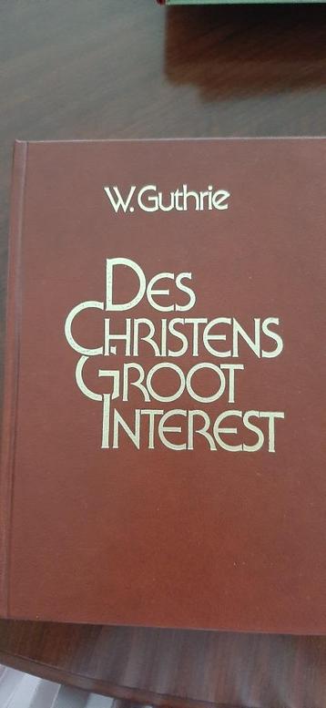 Des Christens Groot Interest, W. Guthrie beschikbaar voor biedingen