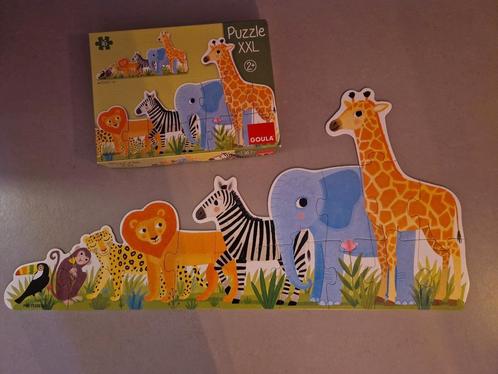 Mooie Jumbo kinderpuzzel XXL Jungle dieren, Kinderen en Baby's, Speelgoed | Kinderpuzzels, Nieuw, 2 tot 4 jaar, 10 tot 50 stukjes