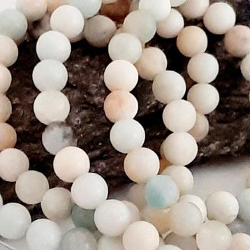 Streng Amazoniet Edelsteen Kralen 6mm  beschikbaar voor biedingen