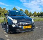 Fiat 500 1.2 sport Automaat 2011 Zwart-wit, Euro 5, Lederen bekleding, 4 cilinders, Leder en Stof