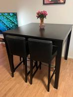 Bartafel met 3 barkrukken, Ophalen, Gebruikt