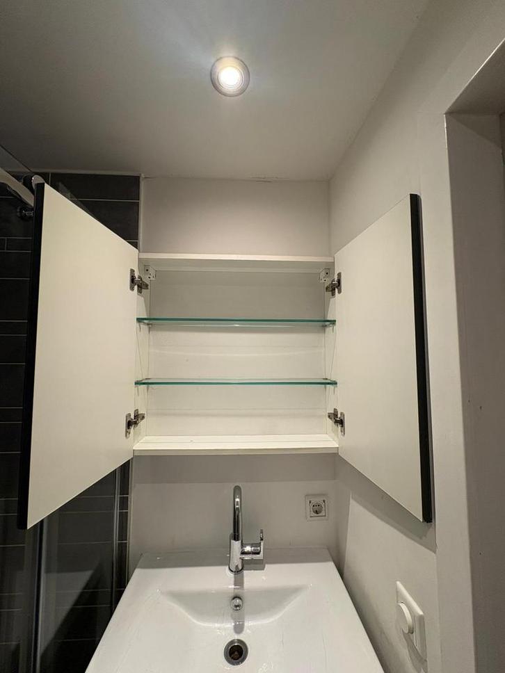 Badkamerspiegel(kast) met opbergruimte, Huis en Inrichting, Badkamer | Badtextiel en Accessoires, Gebruikt, Ophalen