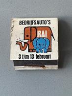 Oud Luciferdoosje RAI Bedrijfsauto's, Ophalen of Verzenden, Gebruikt, Luciferdoosjes of -merken