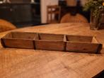 Oude Steenmal - Decoratief Houten Bakje, Ophalen, Gebruikt