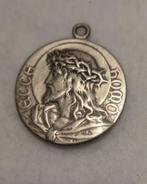 1125 Prachtige oude medaille van Christus + Paus Pius X1, Verzamelen, Religie, Ophalen of Verzenden, Zo goed als nieuw, Overige typen