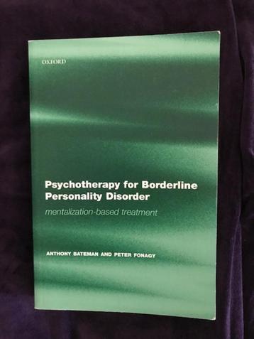 Psychotherapy for Borderline Personality Disorder - Bateman beschikbaar voor biedingen