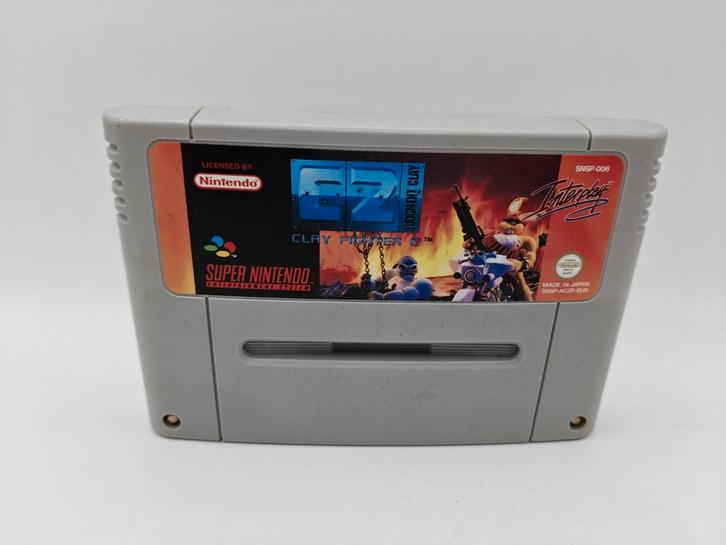 C2 Clay Fighter 2 SNES, Spelcomputers en Games, Games | Nintendo Super NES, Zo goed als nieuw, Racen en Vliegen, 1 speler, Vanaf 3 jaar