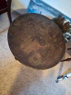 Tafel Opknappen - Houten Bijzettafel, Ophalen, Gebruikt, Rond, Hout