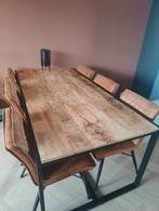 Industriële Eettafel - Stoer Design, Huis en Inrichting, Tafels | Eettafels, Ophalen