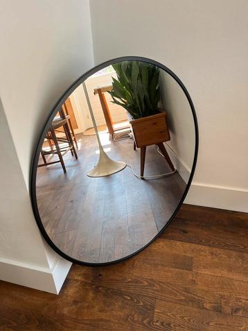 Zwarte ronde spiegel (nieuw!) / loods 5 VT wonen ikea glas beschikbaar voor biedingen