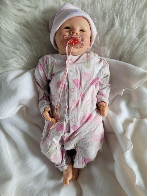 Reborn baby Anna, Verzamelen, Poppen, Zo goed als nieuw, Pop, Levensecht of Reborn, Ophalen of Verzenden