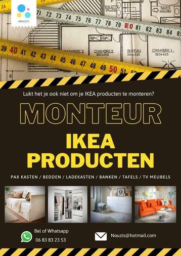 PAX kasten montage (Monteur IKEA producten) beschikbaar voor biedingen