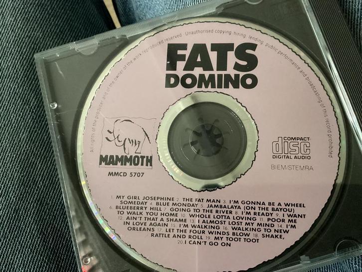 Cd Fats Domino, Cd's en Dvd's, Cd's | Jazz en Blues, Gebruikt, Jazz en Blues, Ophalen of Verzenden