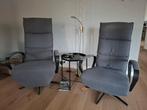 Twee Hjort Knudsen relax fauteuils, Ophalen, Gebruikt, Minder dan 75 cm, Metaal